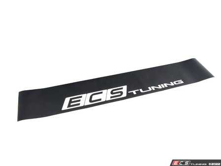 ECS Tuning Vinyl Windshield Banner - Gloss Black - Eurosport Performance