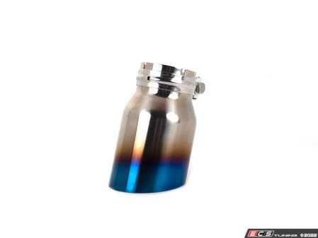 ECS Tuning "Ti.22" UNIVERSAL Exhaust Tip - 3.5" Titanium - Burnt Finish - Priced Each