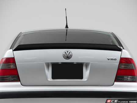 ECS Tuning MK4 Jetta (1999.5 - 2003) Trunk Spoiler - Gloss Black - Eurosport Performance