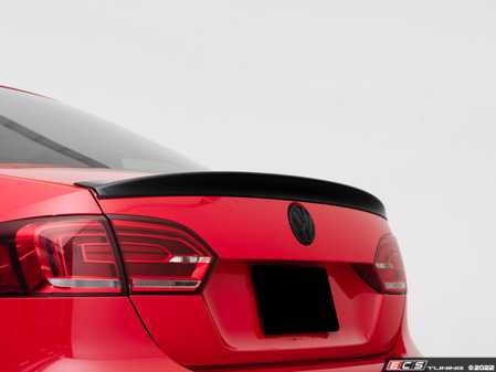 ECS Tuning MK6 Jetta (2011 - 2018) Trunk Spoiler - Gloss Black - Eurosport Performance