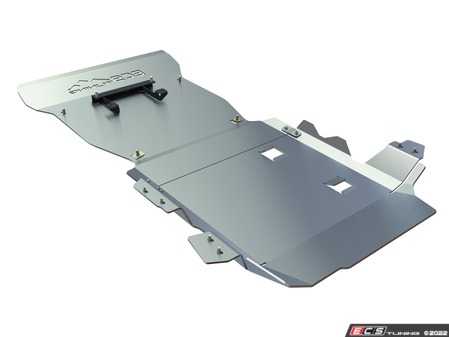 ECS Tuning VW Touareg 3 (7P) / Porsche Cayenne (958) Overland Skid Plate with Off-Road Brace - Eurosport Performance