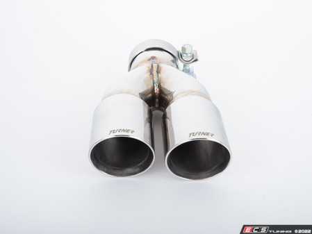 Turner Motorsports Double Wall Slash Cut Exhaust Tip - 2.75 Inlet - 3.5 OD - Stepped Left - Mirror - Eurosport Performance