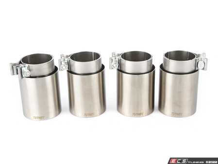 Turner Motorsports 4" Double Wall Exhaust Tip W/ Brushed Stainless Finish - Set Of Four - Eurosport Performance