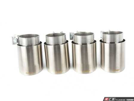 Turner Motorsports 4" Double Wall Exhaust Tip W/ Brushed Stainless Finish - Set Of Four - Eurosport Performance