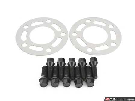 Turner Motorsports Silver Wheel Spacer & Bolt Kit - 3mm - Eurosport Performance