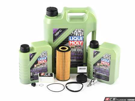 ECS Tuning Liqui Moly MolyGen - Kit de service d'huile haut de gamme avec outils de service d'huile