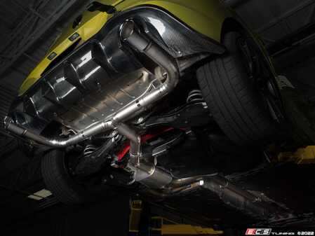 ECS Tuning "Ti.22" MK8 GTI 3.0" Titanium Catback Exhaust System - Eurosport Performance
