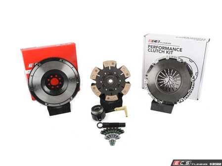 Kit d'embrayage de performance ECS Tuning Tuning Stage 4 avec volant d'inertie léger en acier forgé (18,85 lb)