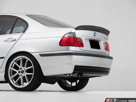 E46 Sedan Carbon Fiber High Kick Spoiler - Eurosport Performance