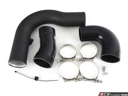 ECS Tuning MK8 GTI Throttle Body Charge Pipe Kit - Wrinkle Black - Eurosport Performance