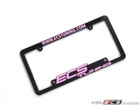 ECS Tuning ECS ​​Tuning Cadre de Plaque d'Immatriculation - Rose