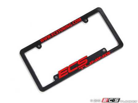 ECS Tuning ECS ​​Tuning Cadre de Plaque d'Immatriculation - Rouge