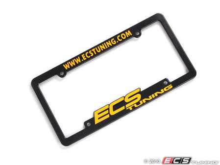 ECS Tuning ECS ​​Tuning Cadre de Plaque d'Immatriculation - Jaune