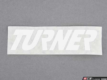Turner Motorsports Sticker(White) - 2.5 x 5.5 - Eurosport Performance