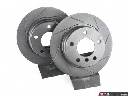ECS Tuning Rear V5 Slotted Brake Rotors - Set (280x10) - Eurosport Performance
