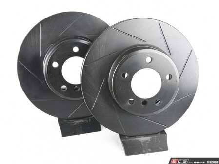 ECS Tuning Front V5 Slotted Brake Rotors - Set (324x30) - Eurosport Performance