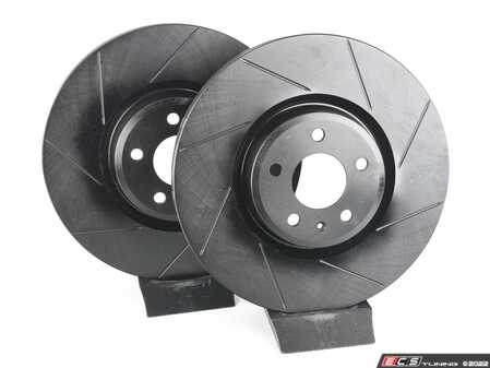 ECS Tuning Front V5 Slotted Brake Rotors - Set (350x34) - Eurosport Performance