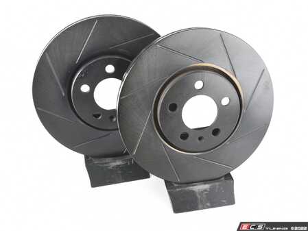 ECS Tuning Front V5 Slotted Brake Rotors - Set (288x25) - Eurosport Performance