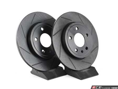 ECS Tuning Rear V5 Slotted Brake Rotors - Set (288x12) - Eurosport Performance