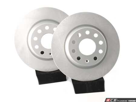 ECS Tuning Rear V5 Plain Brake Rotors - Set (282x12) - Eurosport Performance