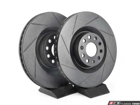 ECS Tuning Front V5 Slotted Brake Rotors - Set (345x30) - Eurosport Performance