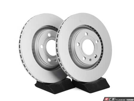 ECS Tuning Rear V5 Plain Brake Rotors - Set (300x22) - Eurosport Performance