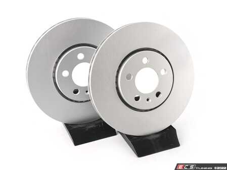ECS Tuning Front V5 Plain Brake Rotors - Set (288x25) - Eurosport Performance