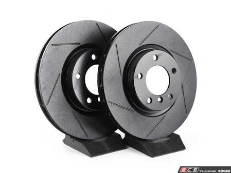 ECS Tuning Front V5 Slotted Brake Rotors - Set (315x28) - Eurosport Performance