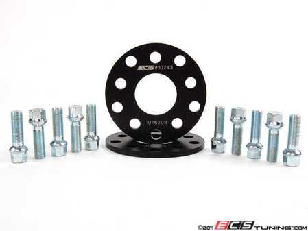 ECS Tuning Wheel Spacer And Bolt Kit - 7mm With Ball Seat Bolts - Eurosport Performance