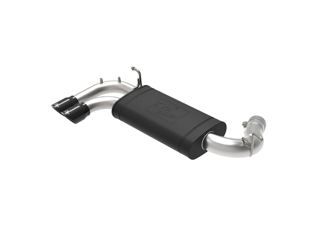 MACH Force-XP 2-1/2 IN 304 Stainless Steel Axle-Back Exhaust System w/ Black Tip - Eurosport Performance