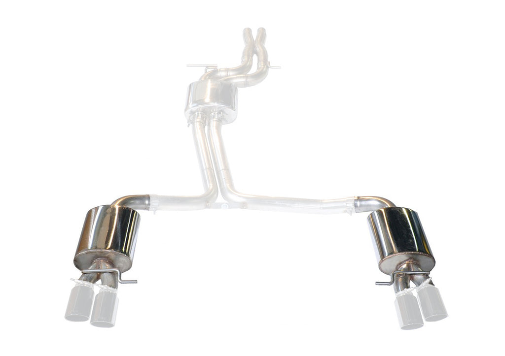 AWE Track-to-Touring Conversion Kit (90mm Tips) - B8/8.5 S4/S5 3.0T - Eurosport Performance