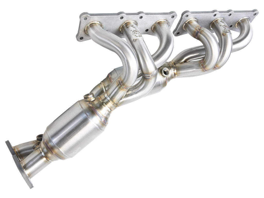 Twisted Steel Header 304 Stainless Steel w/ Cat - Eurosport Performance