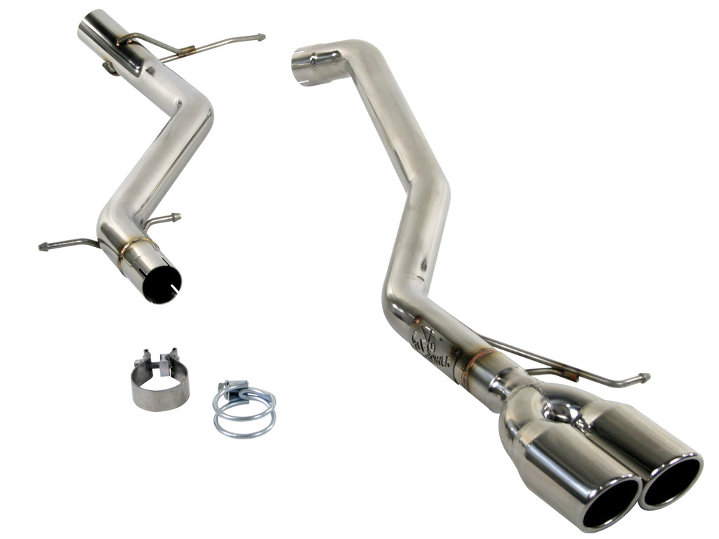 MACH Force-Xp 2-1/2 in 304 Stainless Steel Cat-Back Exhaust w/Polished Tips - Eurosport Performance