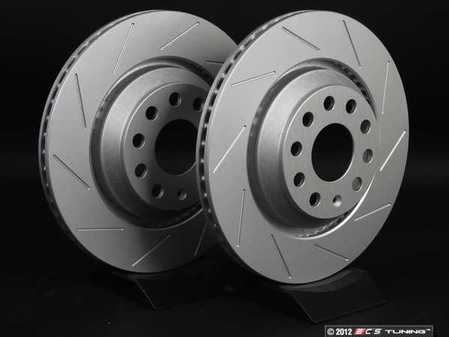 ECS Tuning Rear Slotted Brake Rotors - Pair (310x22) - Eurosport Performance