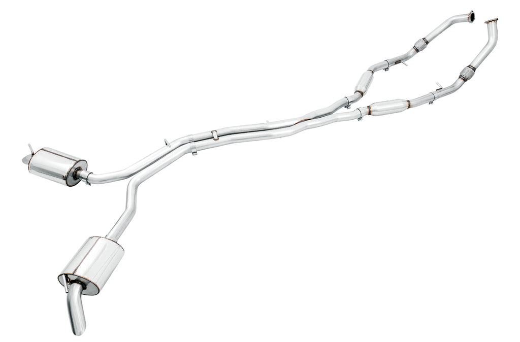 AWE Touring Edition Exhaust - Audi B9 SQ5 - Non-Resonated - No Tips (Turn Downs) - Eurosport Performance