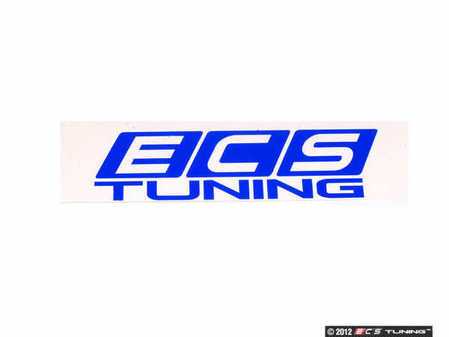 ECS Tuning Blue ECS Tuning Window Sticker - Priced Each - Eurosport Performance