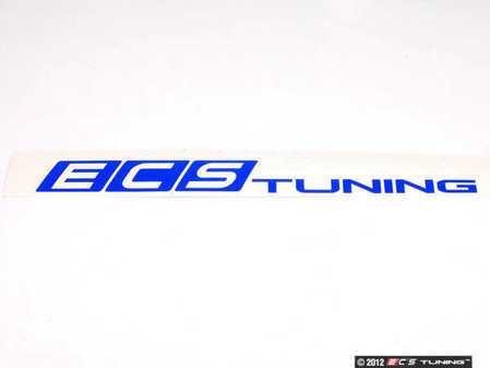 ECS Tuning Blue ECS Tuning Window Sticker - Priced Each - Eurosport Performance