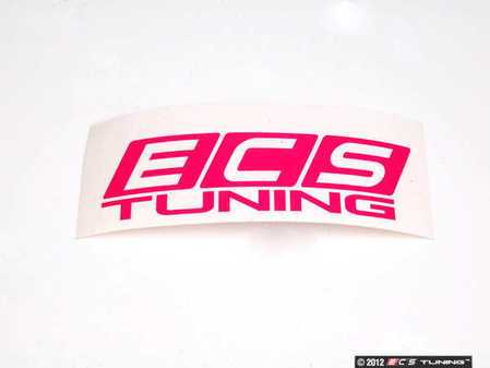 ECS Tuning Pink ECS Tuning Window Sticker - Priced Each