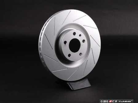 ECS Tuning Brake Rotor - Slotted Geomet Coated - Right - Eurosport Performance
