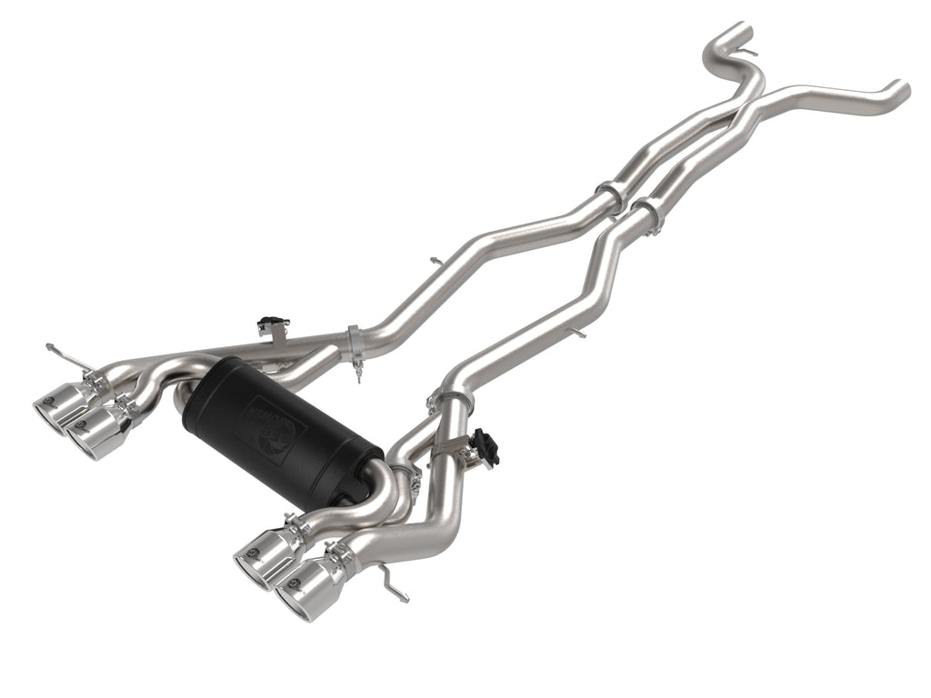 MACH Force-Xp 3 IN to 2-1/2 IN Stainless Steel Cat-Back Exhaust System Polished - Eurosport Performance