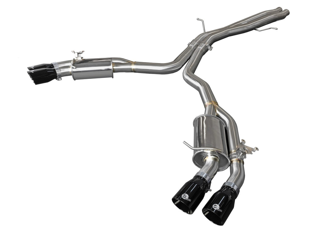 MACH Force-Xp 3 IN to 2-1/2 IN Stainless Steel Cat-Back Exhaust System Black - Eurosport Performance