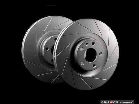 ECS Tuning Front Slotted Brake Rotors - Pair (345x30) - Eurosport Performance