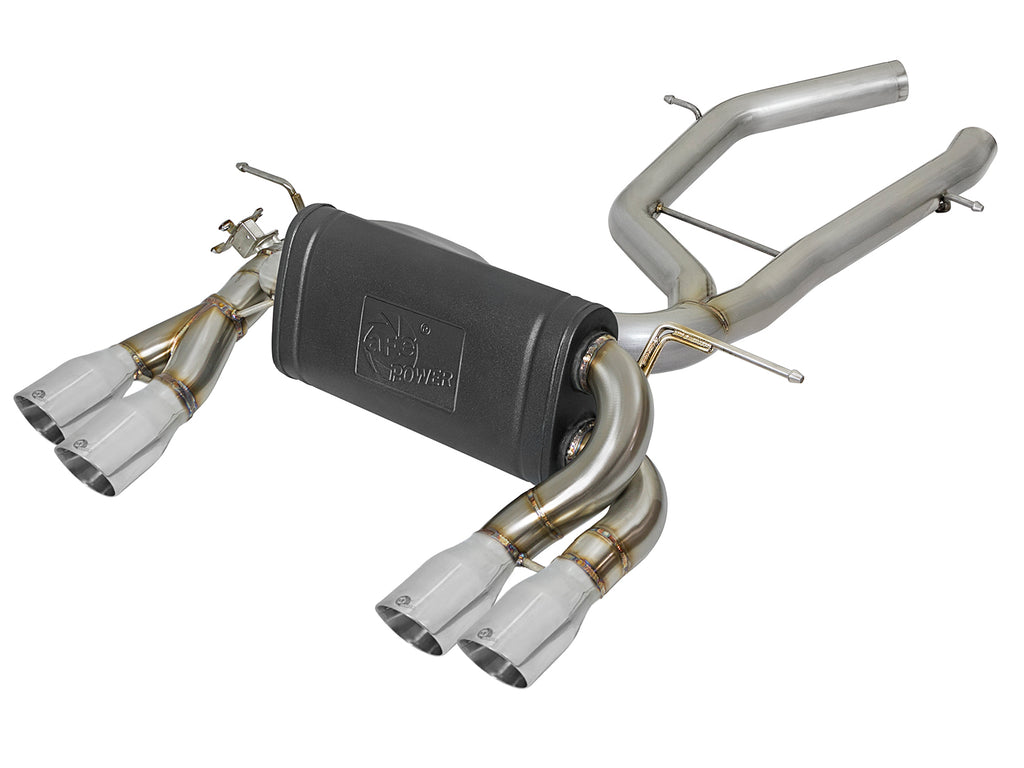 MACH Force-Xp 2-1/2in Stainless Steel Axle Back Exhaust System w/ Polished Tips - Eurosport Performance