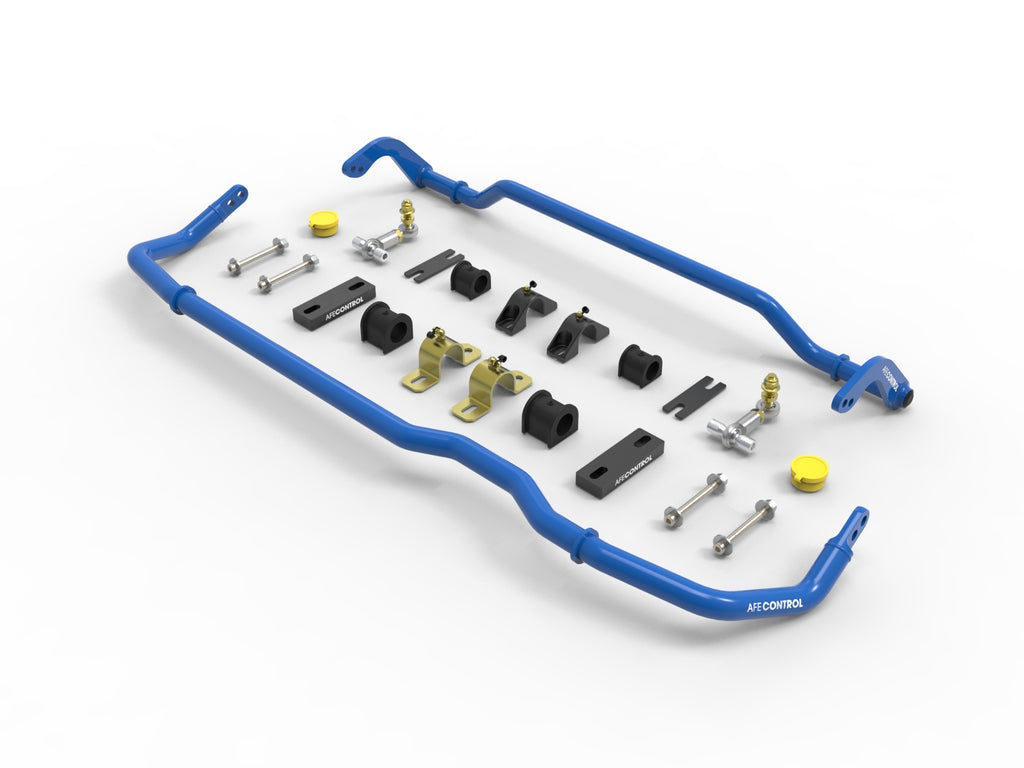 aFe Control Front and Rear Sway Bar Set Blue - Eurosport Performance