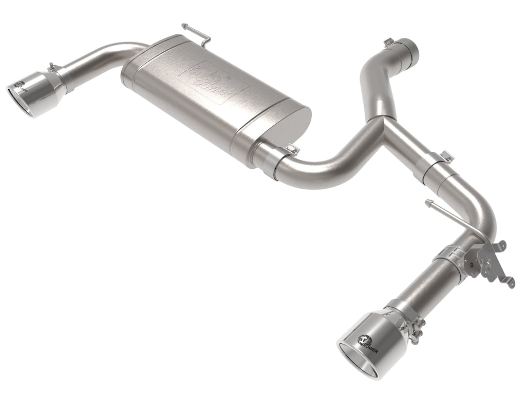 MACH Force-Xp 3 to 2-1/2 IN Stainless Steel Axle-Back Exhaust w/Polished Tip - Eurosport Performance