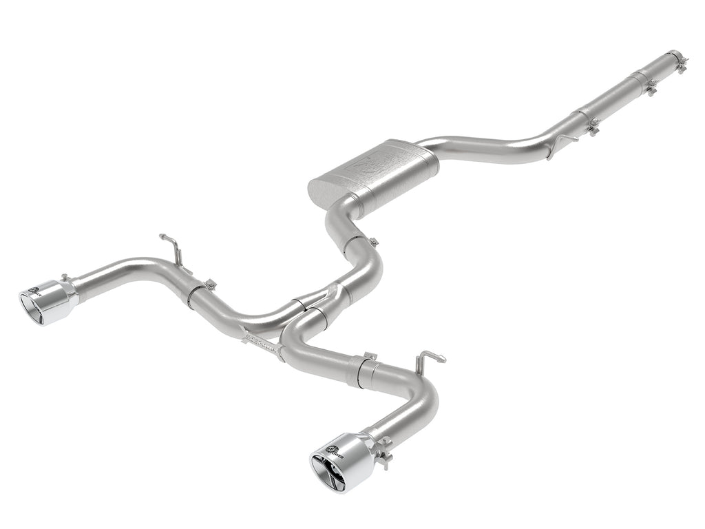 MACH Force-Xp 3 IN to 2-1/2 IN Stainless Steel Cat-Back Exhaust System Polished - Eurosport Performance