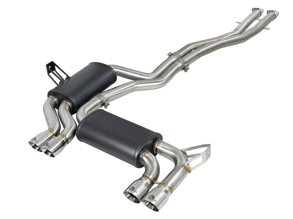 MACH Force-XP 2-1/2 IN 304 Stainless Steel Cat-Back Exhaust w/ Polished Tips - Eurosport Performance