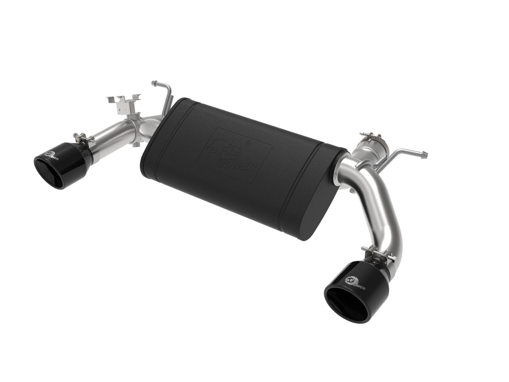 MACH Force-XP 3 IN to 2-1/2 IN 304 Stainless Steel Axle-Back Exhaust Black - Eurosport Performance
