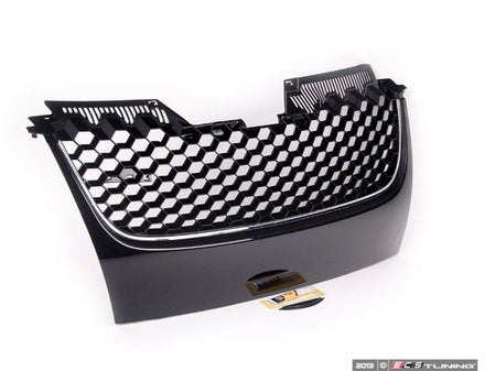 ECS Tuning Badgeless Grille - Black With Chrome Strip - Eurosport Performance