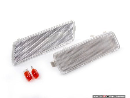 ECS Tuning Rough Style Bumper Side Marker Set - Clear - Eurosport Performance